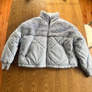 American Eagle fleece puff winter jacket